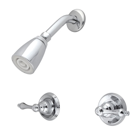 Shower Faucet, Polished Chrome, Wall Mount